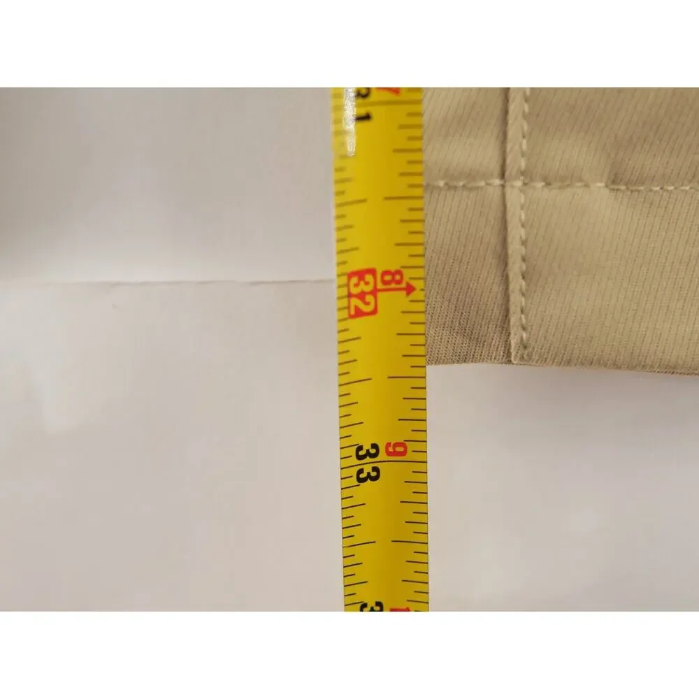 NWT Eddie Bauer Men's Flex Wrinkle Resistant Sport Chino Pants Light Khaki 40x32